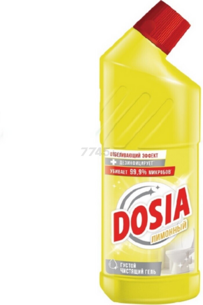 Средство чистящее для ванны DOSIA Лимон 0,75 л (0011030951) - Фото 2
